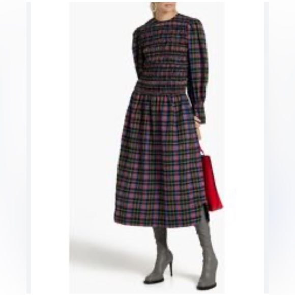 Versace Dresses & Skirts - Sold! Gianni seersucker plaid smocked dress